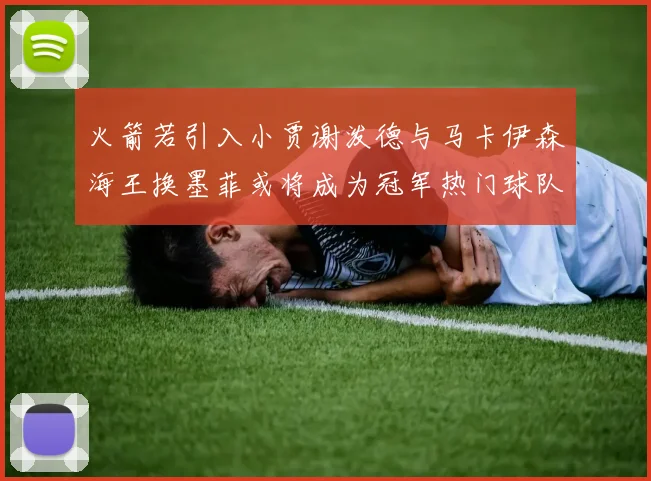 火箭若引入小贾谢泼德与马卡伊森海王换墨菲或将成为冠军热门球队